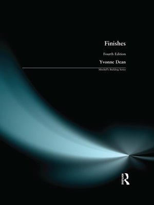 cover image of Finishes